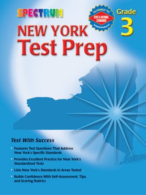 cover image of New York Test Prep, Grade 3